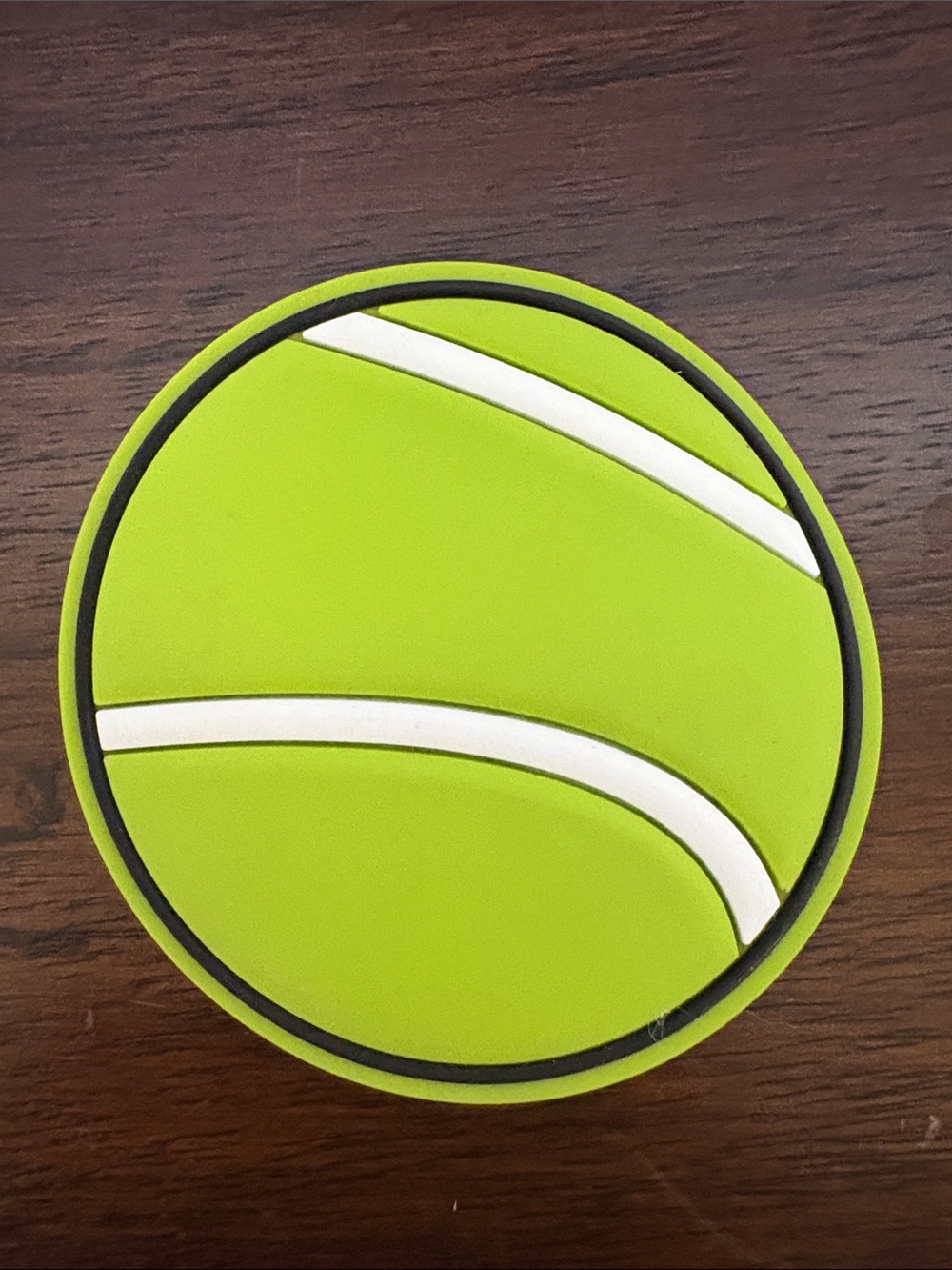 Neon Green Tennis Ball bogg bag charm